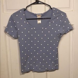 Polka dot crop top